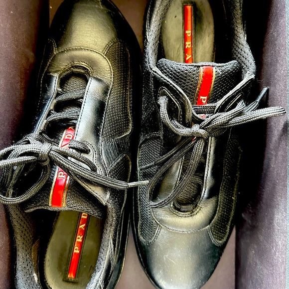 PRADA AMERICAS CUP SNEAKERS PS0906 Black - Picture 4 of 6